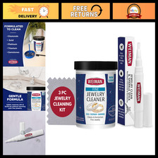 Jewelry Cleaner Kit 3PC Set - Cleaning Liquid...
