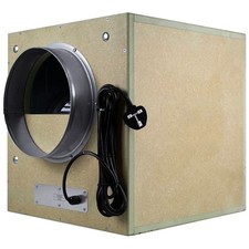 12" Acoustic Box Fan 4250m³/h High Power Quiet Inline Extractor Grow Room