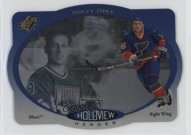 1996-97 SPx Holoview Heroes Brett Hull #HH8 HOF 1h0n
