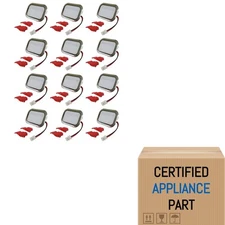 A2 W11683242 Refrigerator LED Module Light Chrome Lens Kit 12 Pack for KitchenAi