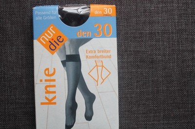 nur die Fein Kniestrümpfe Schwarz 30 den Einheitsgröße Neu OVP