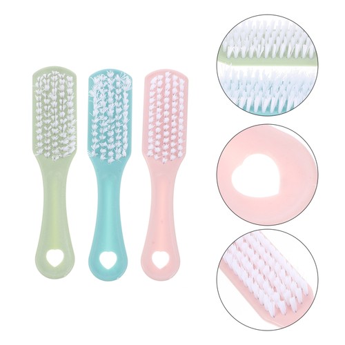 Set Spazzole Pulizia 3 Pezzi per Uso Casa Cucina Ufficio e Viaggio - Foto 7 di 10