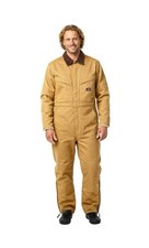 Dickies Duck Insulated Coverall Workwear Uniforms 2XL NWT Tan DWR Tech