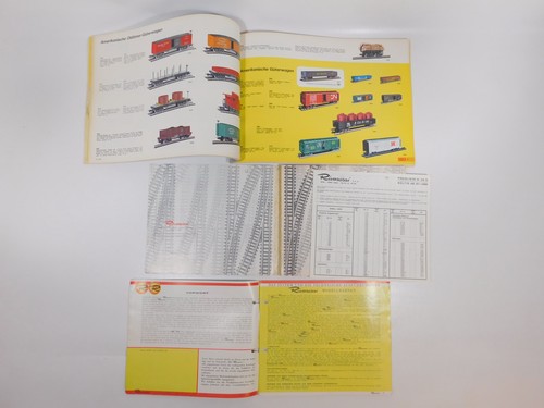 DI655-2 #3x Rivarossi Catalogues 62+63; 69-70 (Punched)+Railway H0, 0, N Gauge - Picture 3 of 5