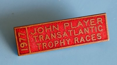 Vintage Transatlantic Trophy Rennen 1977 Emaille Anstecknadel Abzeichen Motorradrennen