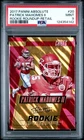 2017 Absolute Patrick Mahomes #20 Rookie Roundup - Retail Card PSA 9 MINT