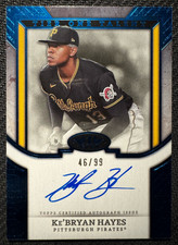 Ke'Bryan Hayes Auto 2024 Topps Tier One Talent Blue Foil /99 #T1TA-KHA Pirates