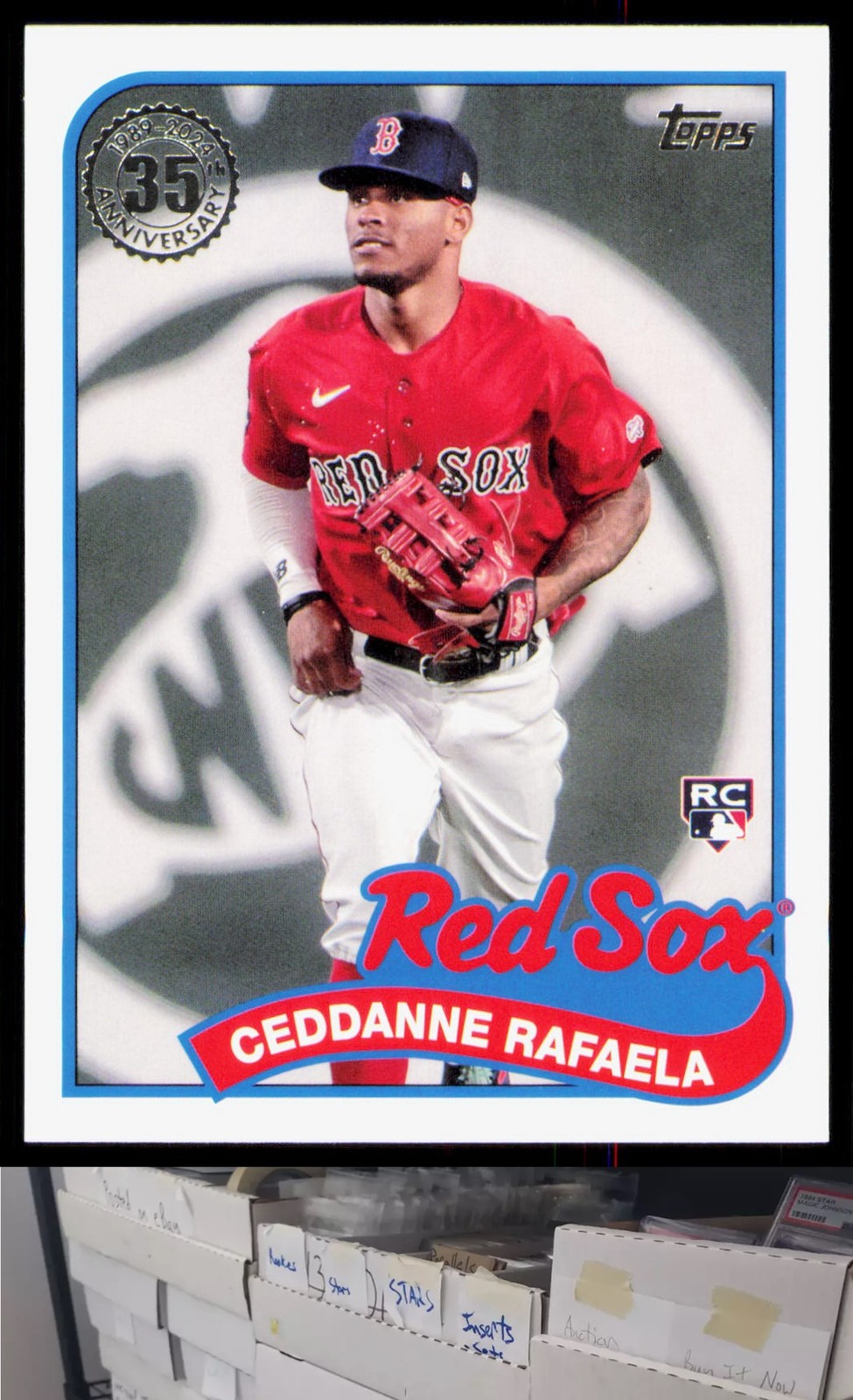2024 Topps #89B-72 Ceddanne Rafaela 1989 Topps Baseball 35th Anniversary - DAD
