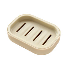 Double Layer Soap Dish Holder Plastic Bathroom Soap Storage Box with Drain Rack