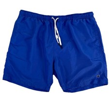 crown  ivy men's blue swim trunks shorts with drawstring mesh lining size XL