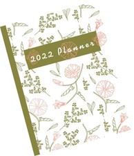 PLANNER 2022 MONTHLY & WEEKLY : Floral Cover: Planner Calendar, Inspirational...