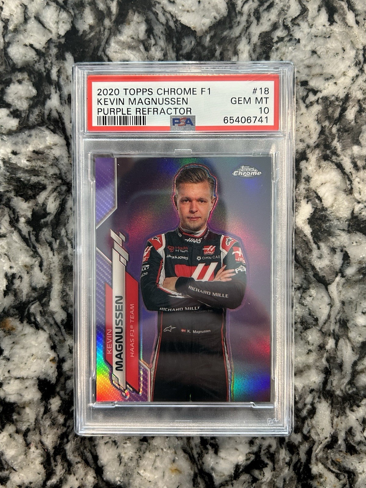 2020 Topps Chrome Formula 1 - F1  Kevin Magnussen #18 Purple Refractor /399
