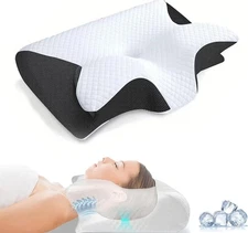 2-in-1 Cervical Pillow For Neck Pain Relief Prevent Snoring