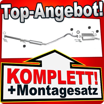 Auspuff für HONDA CR-V CRV I (RD) 2.0 16V Auspuffanlage