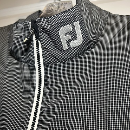 Titlieist Footjoy Dryjoys Gray/White Golf Windbreaker Rain Jacket Mens Large - Imagen 4 de 15