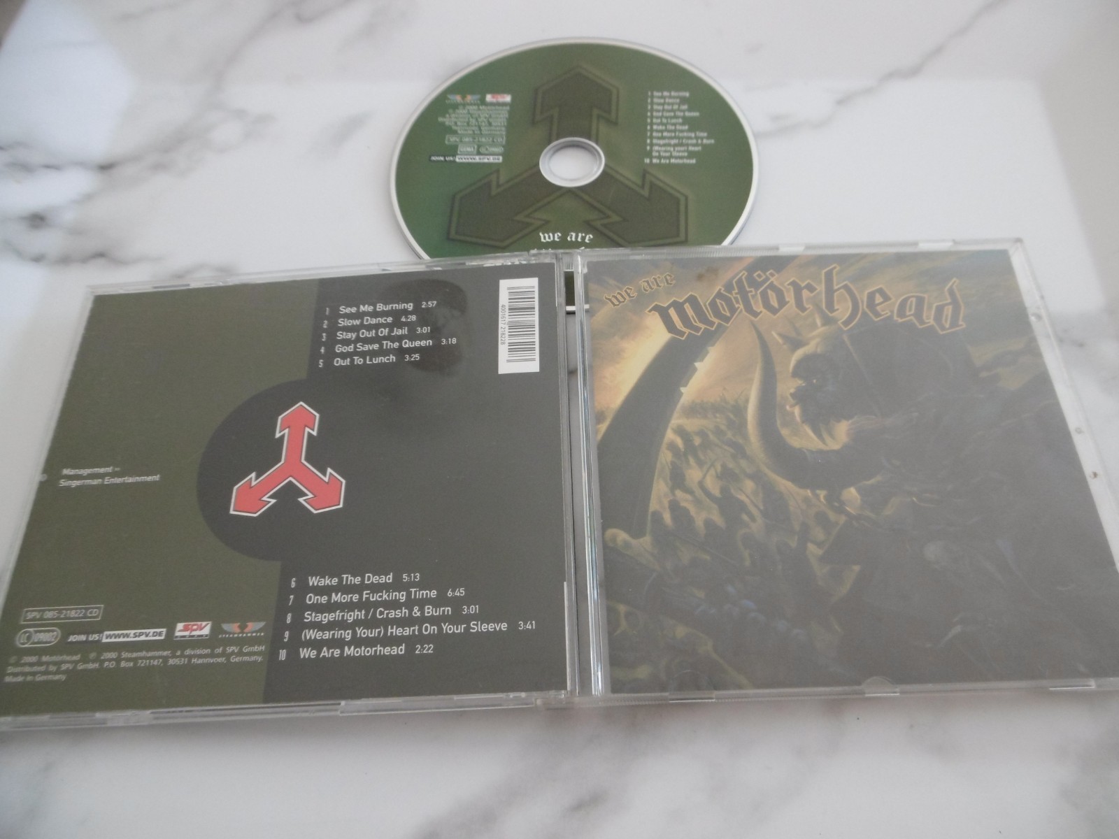 MOTORHEAD WE ARE MOTORHEAD CD ALBUM SPV GERMANY 2000 SEE ME BURNING SLOW DANCE