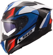 LS2 FF817 Challenger II Helmet Viper Gloss White Blue Red