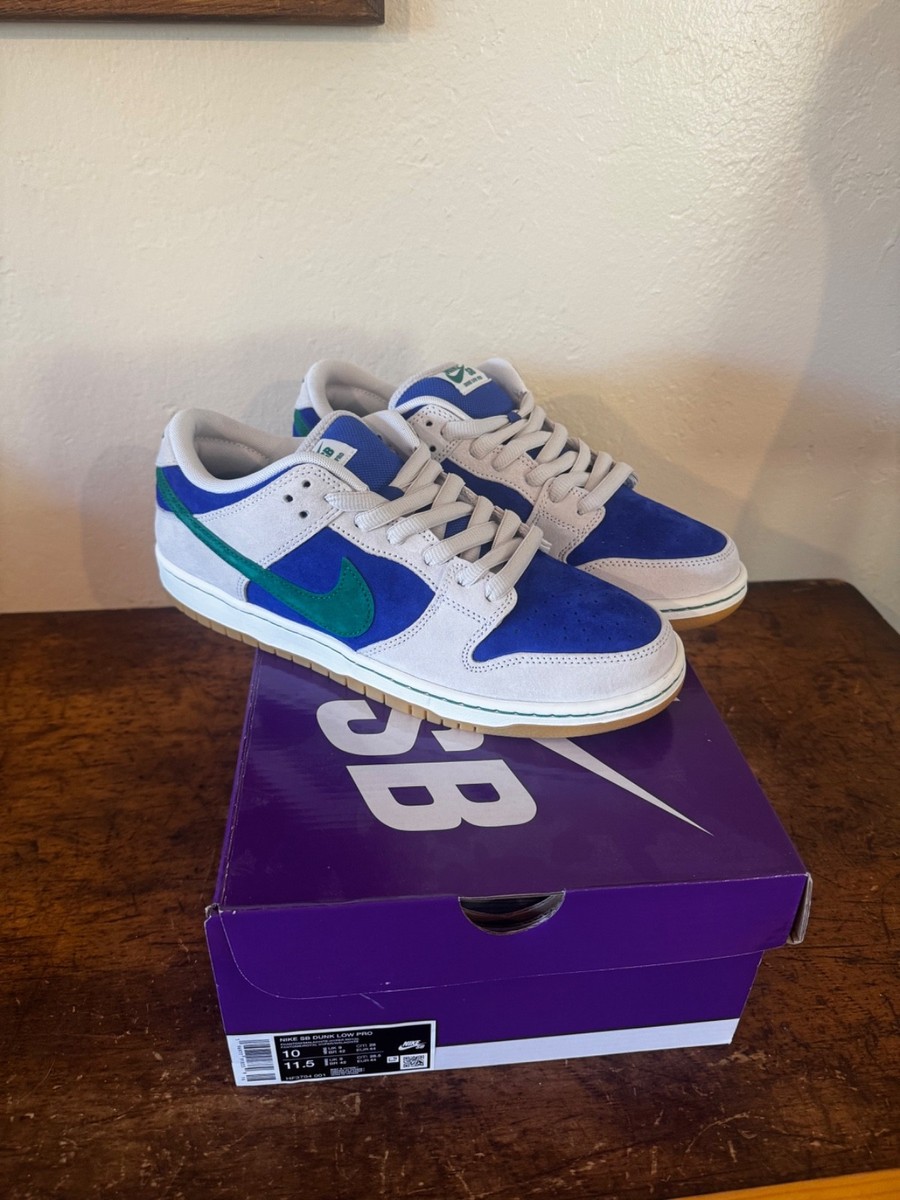 Size 10-Nike Dunk Pro SB Low Hyper Royal Malachite (HF3704  display picture 1