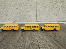 Welly Lot of 3 Loose School Buses