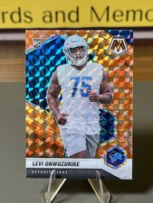 2021 Panini Mosaic - Rookies Levi Onwuzurike #359 Mosaic Reactive Orange...