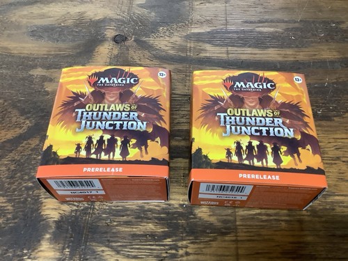 Lot Of 2X Outlaws of Thunder Junction Sealed Magic The Gathering Prerelease Box - Picture 1 of 4