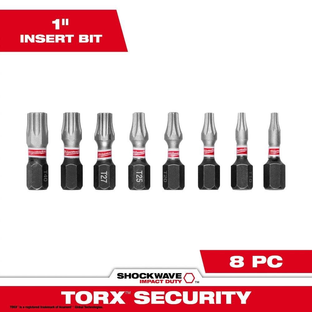 Наборы защитных насадок Shockwave Impact Torx Milwaukee из 10 предметов 2390₽