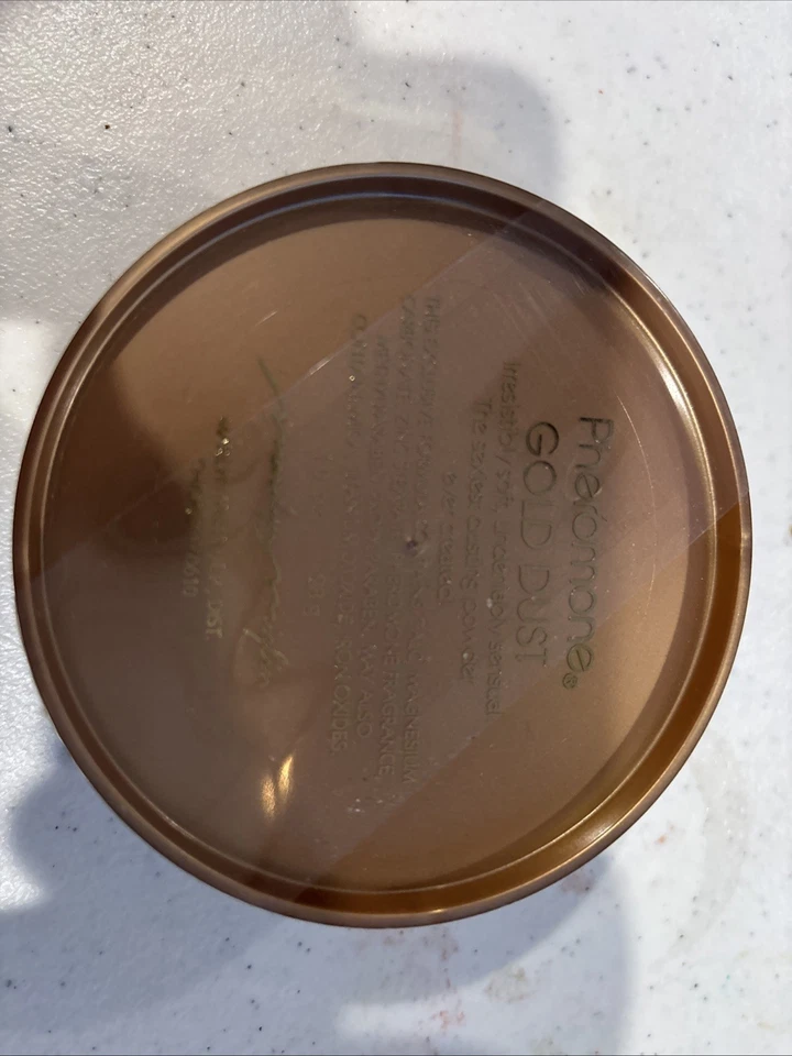 Polvo de oro feromona Marilyn Miglin 1 OZ Polvo para polvo nuevo Foto 3 de 3