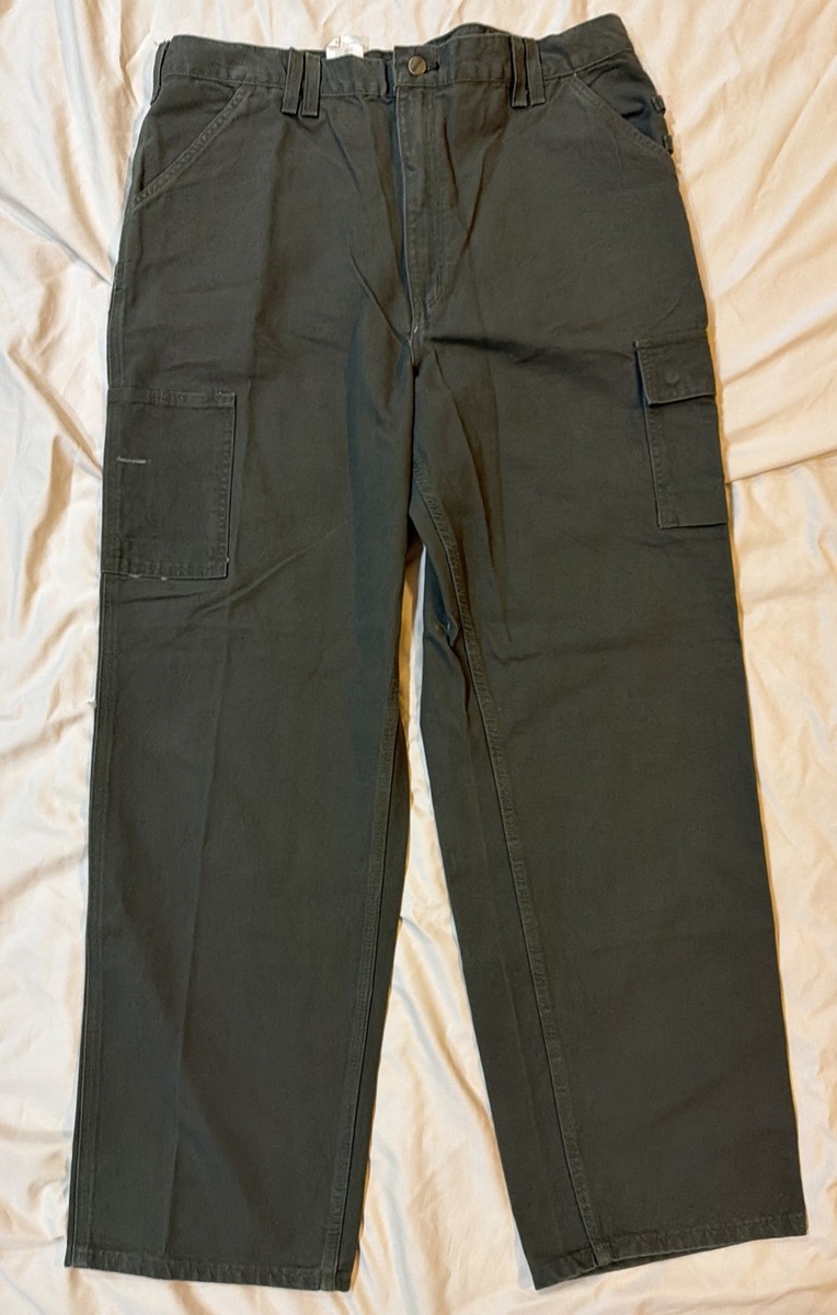 Rare NWT Carhartt Carpenter Jeans B112 Moss Snap Back Pockets