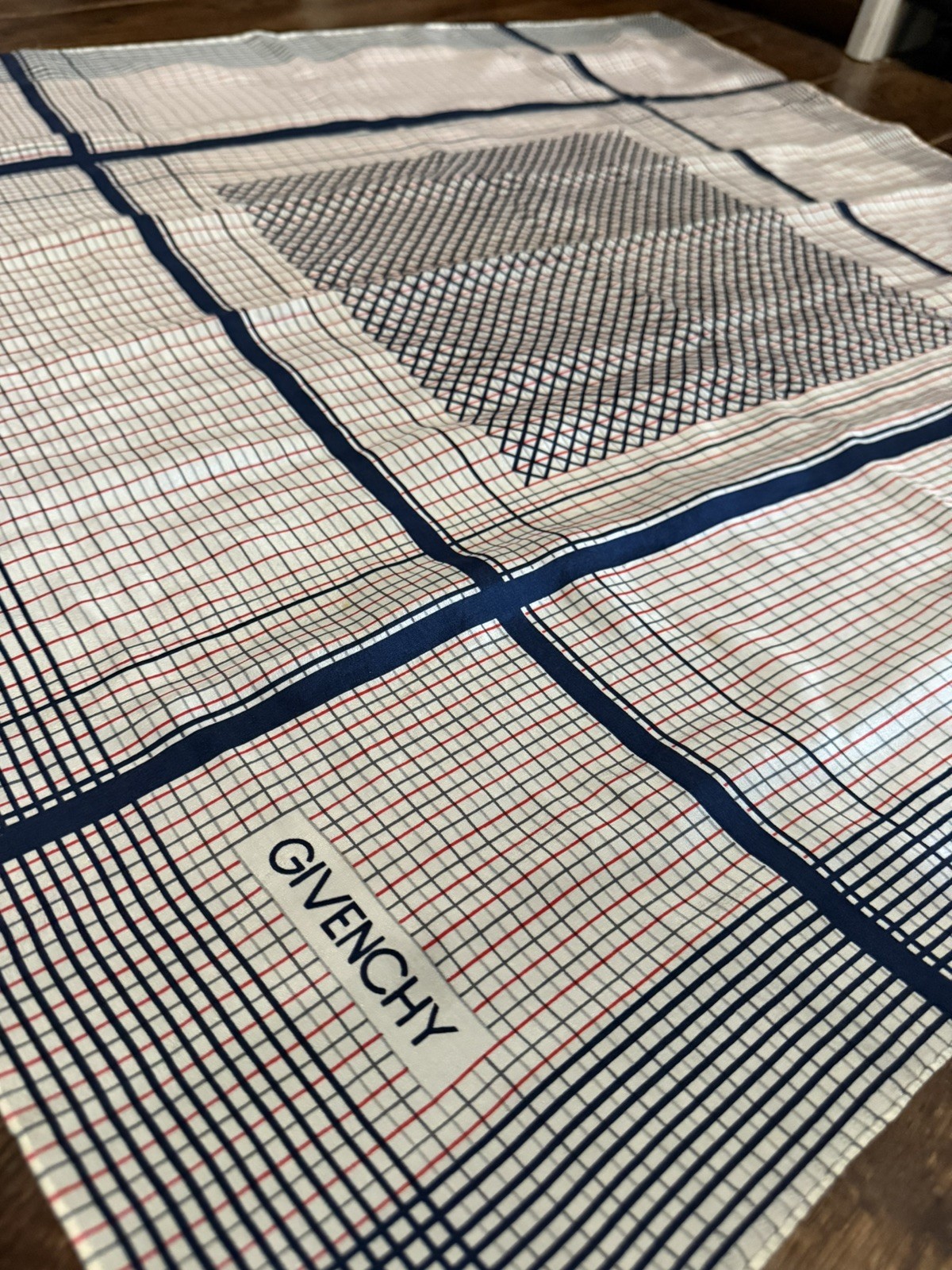 GIVENCHY STRIPES MONOGRAM LOGO multicolor SQUARE … - image 1