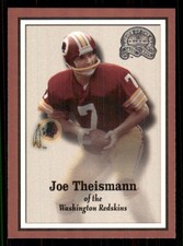 2000 Fleer Greats of the Game #14 Joe Theismann Washington Redskins