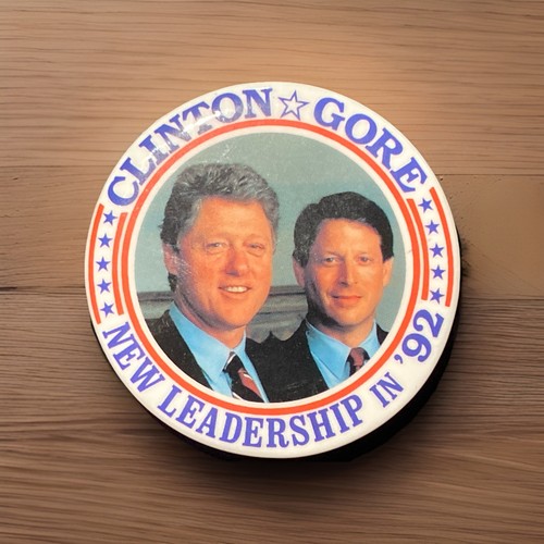 Bill Clinton Al Gore Presidential Campaign Button Pin Pinback | eBay