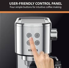 KRUPS Pump Espresso Divine XP444 Stainless St...
