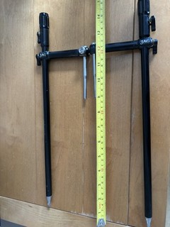 2x Jag Prolite Black Banksticks 15 Inch And Stabilisers Carp Fishing