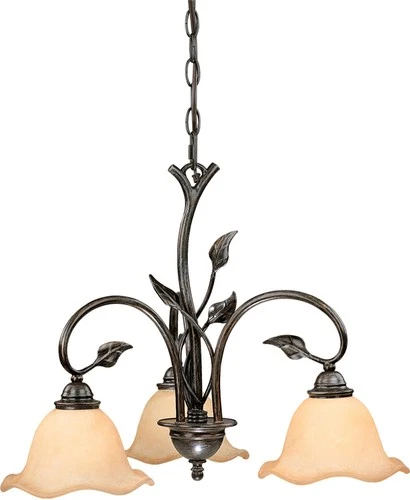 Vaxcel Lighting CH38803 Vine 3 Light Chandelier - Oil Shale - Picture 1 of 7