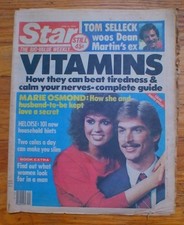 Star Magazine June 1982 Marie Osmond, Tom Selleck, Sophia Loren, Princess Di,