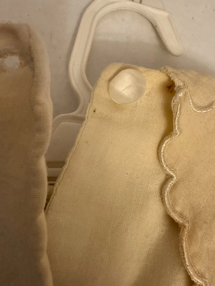 Vintage Antique Long Baby Coat and Cap Set Victorian Era - Image 3 of 4