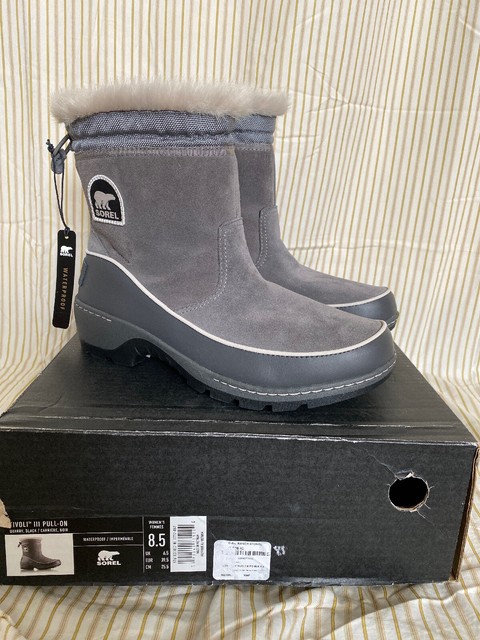 sorel womens boots gray