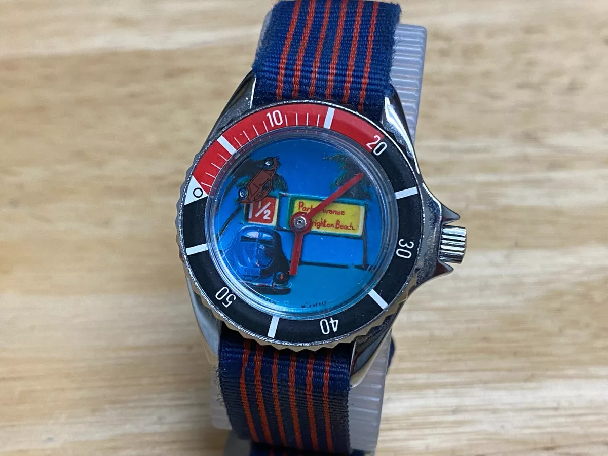 Hand driven shop watch