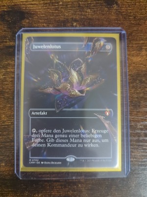 Magic the Gathering MTG Jeweled Lotus Commander Masters 702 Borderless Deutsch