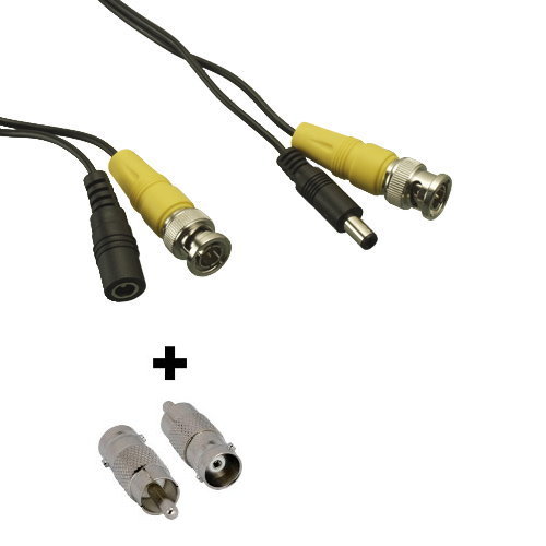25Ft-100Ft BNC RCA Video DC Power Security Camera Cable CCTV DVR Surveillance - Picture 3 of 7