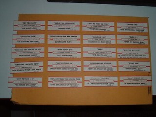 Vintage 60s Jukebox Title Strip Lot 7 (40) Searchers Brenda Lee Vogues & More