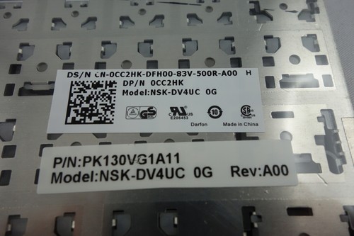 NEW Genuine Keyboard German for Dell Latitude E6440 CC2HK / 0CC2HK NSK-DV4UC - Zdjęcie 2 z 10