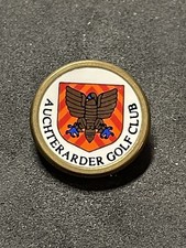 Auchterarder Golf Club 3/4" Brass Stem Golf Marker - Perth  Kinross, Scotland