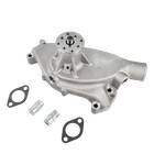Satin Aluminum High Volume Short Water Pump for Chevy BBC 396 427 454 1955-68