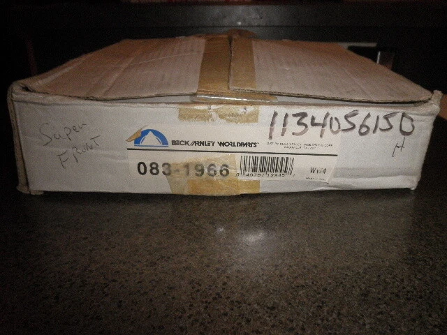 Nuevo de Lote Antiguo Volkswagen #113405615D/H'71-79 VW Super Beetle Tambor de Freno Delantero Beck#083-1966 Foto 3 de 4