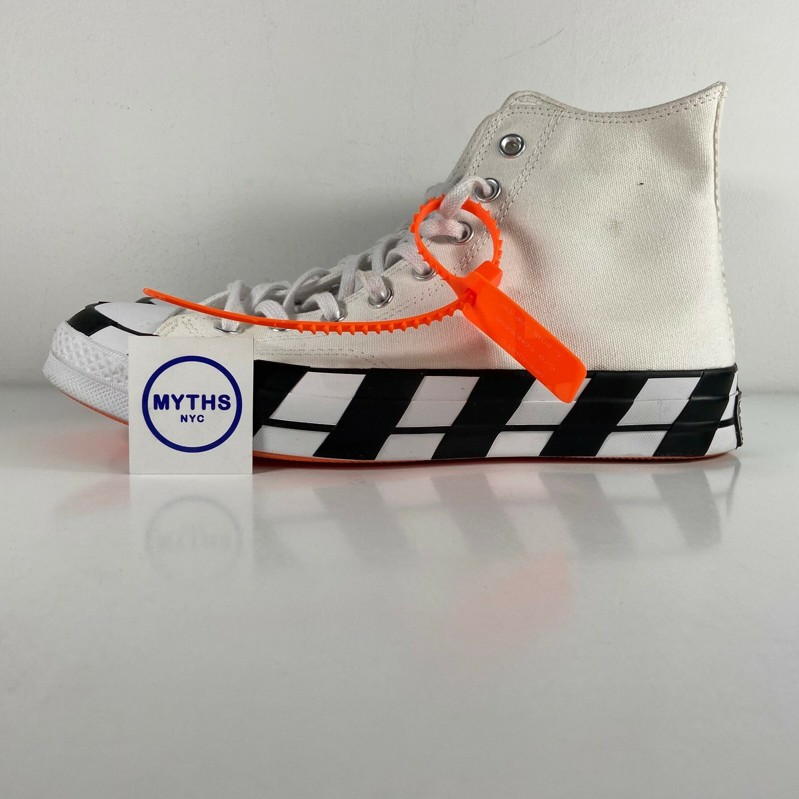 off white converse size 10