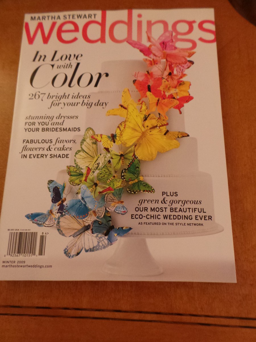 Martha Stewart Weddings # 47 In Love with Color; Dresses