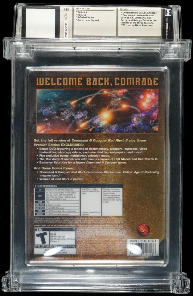 Command & Conquer: Red Alert 3 - Premier Edition, WATA 9.2 A - Image 2 of 4