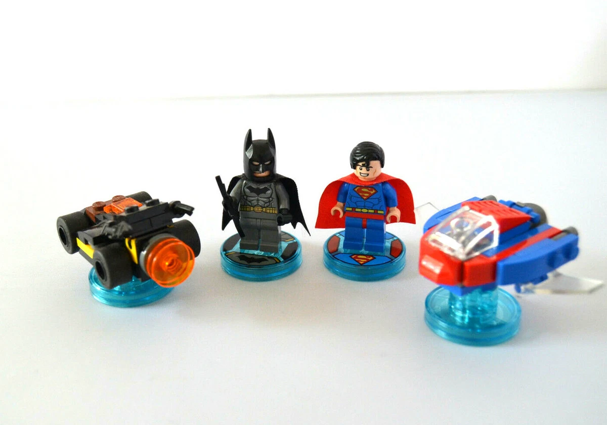 Lego Dimensions 71236 Superman Hover Pod 71171 Batman Batmobile Fun Pack Lot