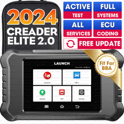 LAUNCH X431 Creader Elite V2.0 for BMW Benz Bidirectional Diagnostic Scan Tool